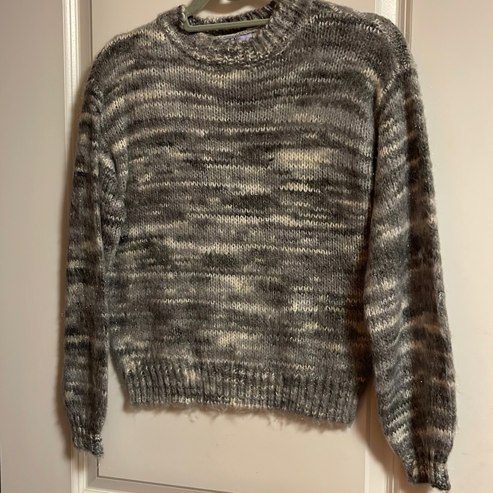 grey sweater